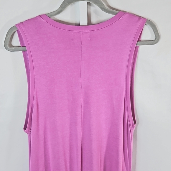 Melloday Pink Sleeveless Elastic Waist Midi Dress Size XL - Picture 7 of 9